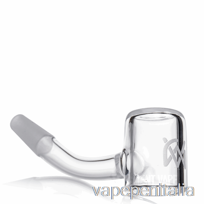 Vape In Italia Mj Arsenal 10mm Premium Quarzo 45o Bucket Banger Argento - Mezza Saldatura